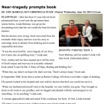 Near-tragedy prompts book