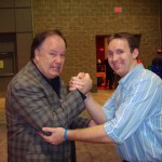 Arm-wrestling Mr. Belding aka Dennis Haskins